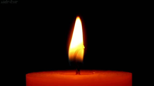 burning candle animated gif pic